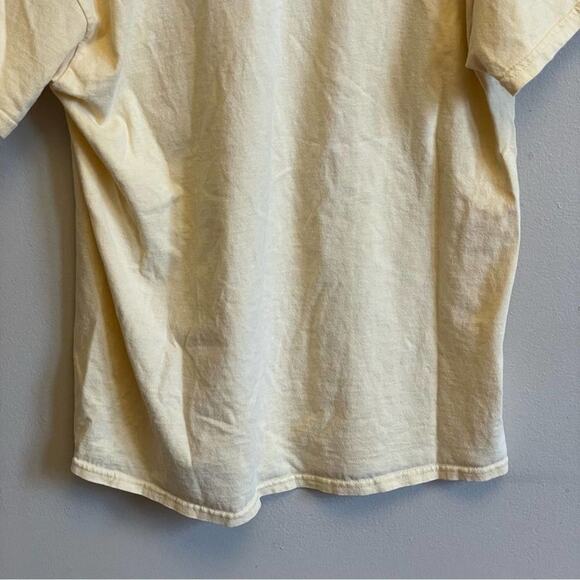 Vintage L short sleeve t-shirt Dwight Shrut STAFF Gildan 1990s - Picture 7 of 8